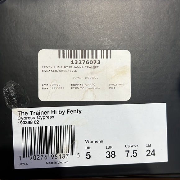 Puma X Fenty by Rihanna “The Trainer HI” - Picture 6 of 6